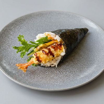 Shrimp Temaki Roll