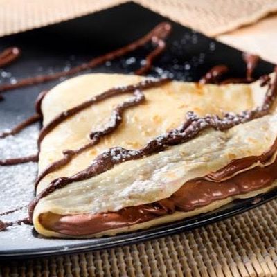 Chocolate and Nuts Crepe
