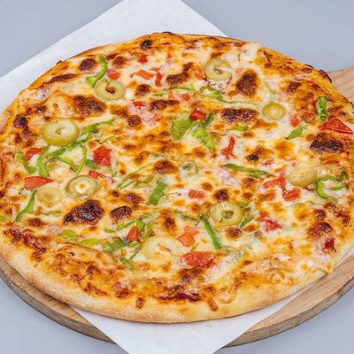 Mushroom Oriental Pizza