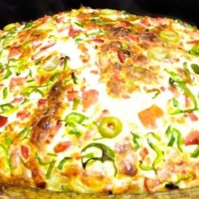 Mushroom Oriental Pizza