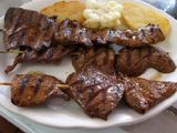 Grilled liver
