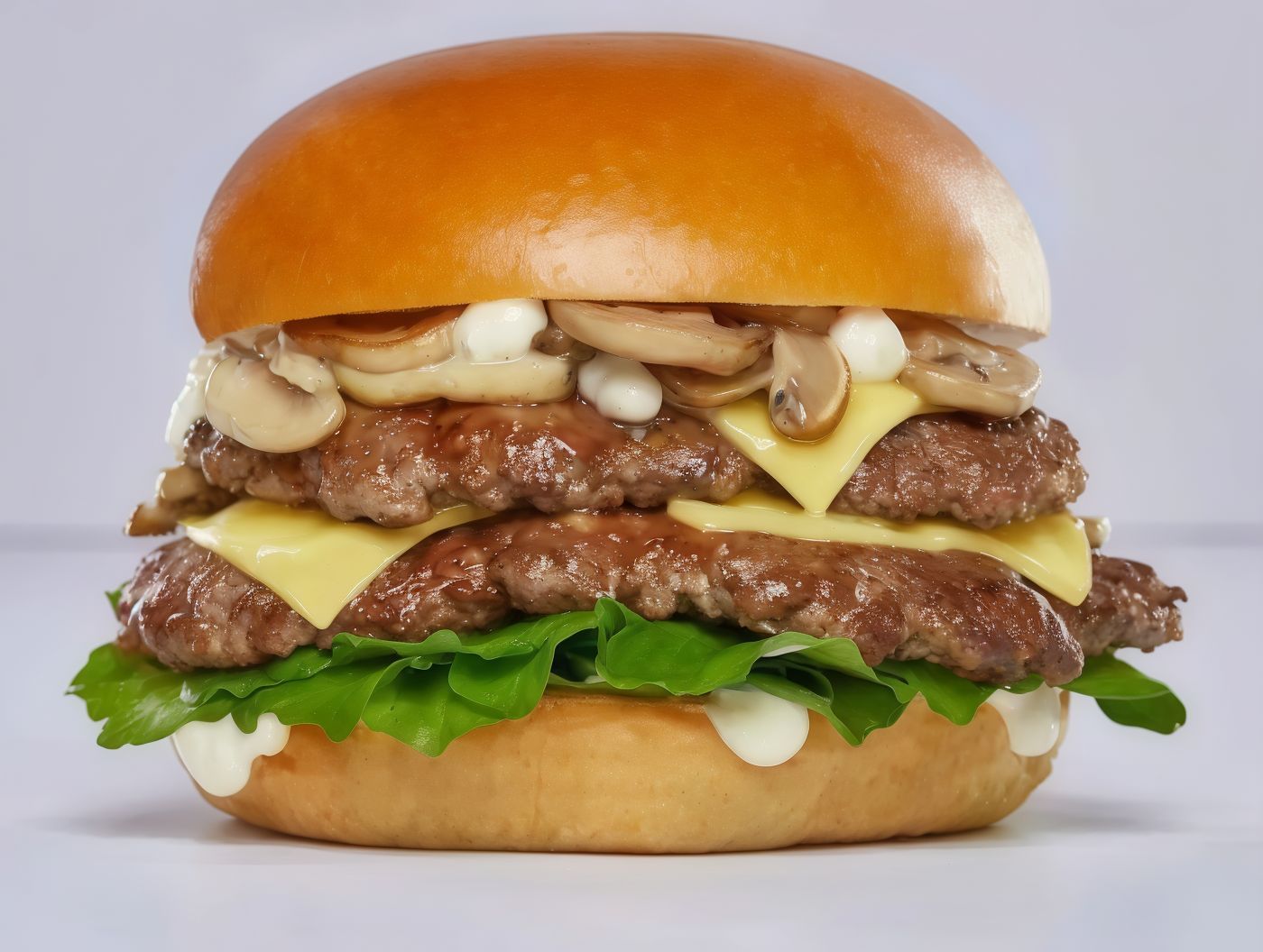 Mushroom Smash Burger