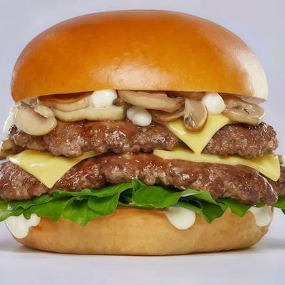 Mushroom Smash Burger