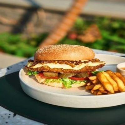 Fried Chicken Mozzarella Sandwich