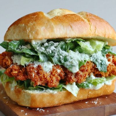 Crispy Chicken Caesar Sandwich