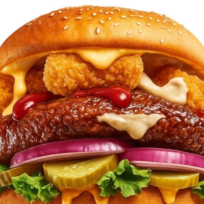 Mozzarella Sticks Burger