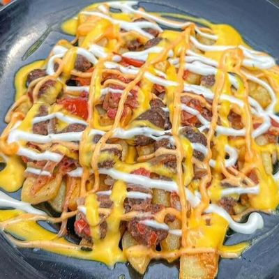 Box Of Breakfast Potatoes And Dinner Sausage Fingers
