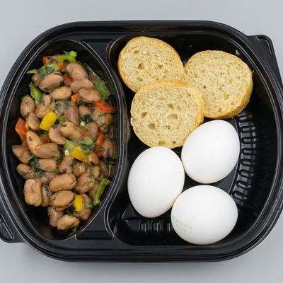 Foul Medames meal with eggs