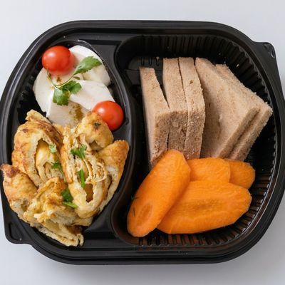 Egg Omelette Meal With Cheese