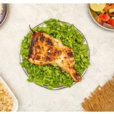 Quarter Chicken Thighs With Rice Meal