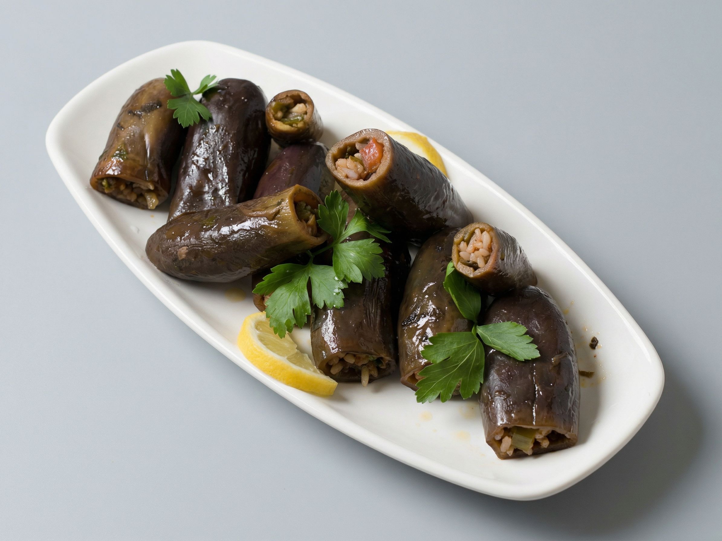 Stuffed eggplant