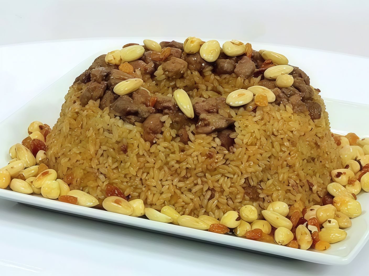 Rice With Mixture Liver & Nuts