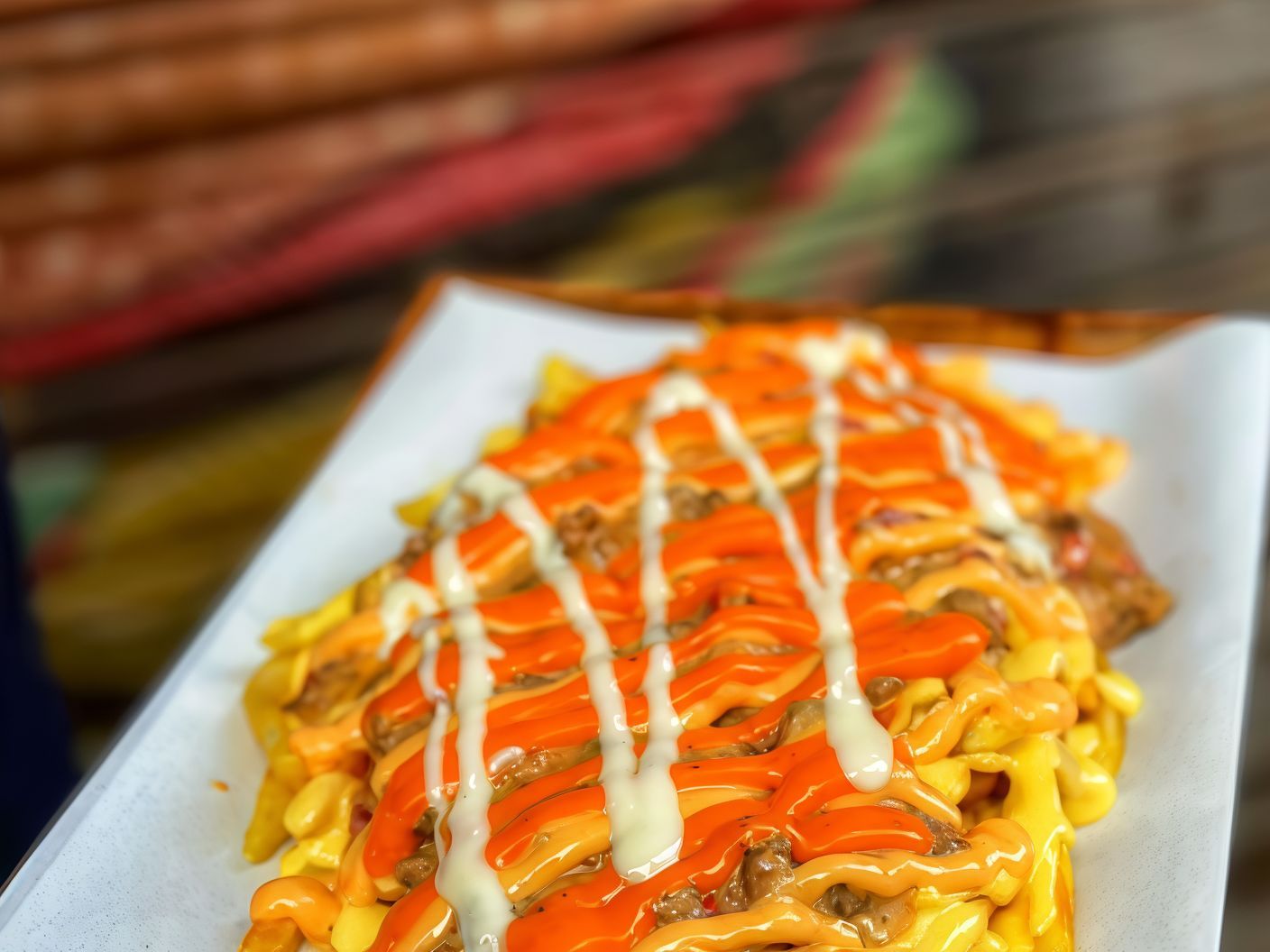 French Fries With Mozzarella Cheese