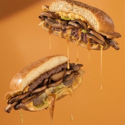 Mushroom Swiss Burger