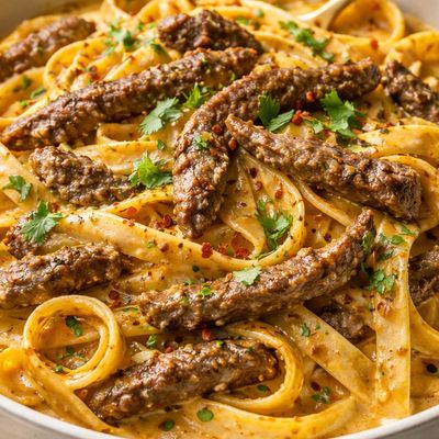 Beef Shalimar Pasta