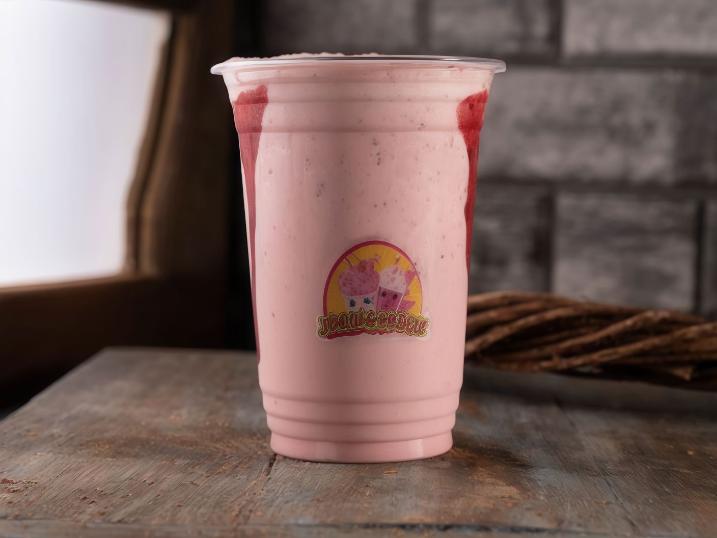 Strawberry Cheesecake Milkshake Large