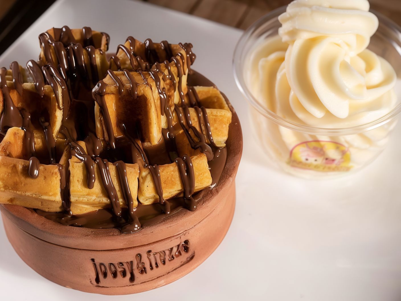 Nutella Chocolate Waffle Casserole