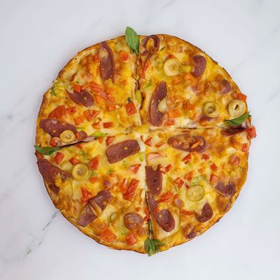 Smoked Turkey Pizza