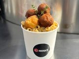 Chicken Balls with Cheese, Mac and Cheese Cordon Bleu