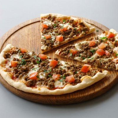 Italian beef pizza