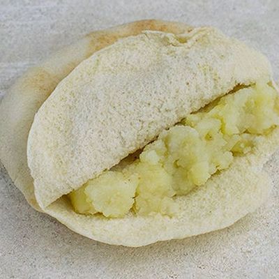 mashed with roumi cheese sandwich