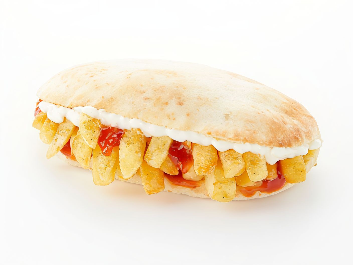 Ketchup Mayonnaise Fingers Sandwich