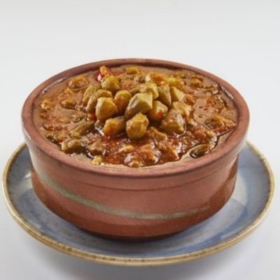 Plain okra casserole