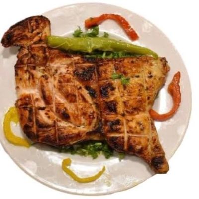 Half a plain chicken