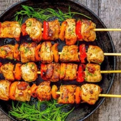 Half a plain shish tawook