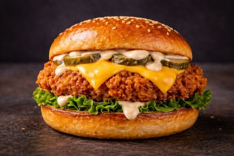 Crispy cranchy Chicken Ranch Supreme