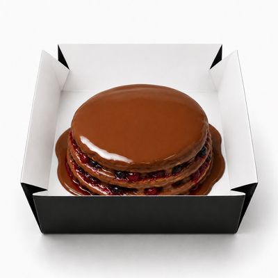 Chocolate Berries Pancake