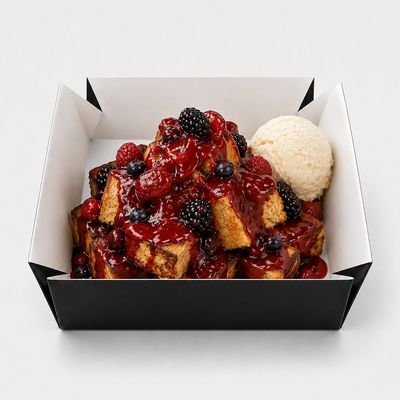 Mixed Berries French Toast