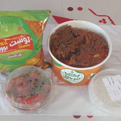 Liver tagine meal