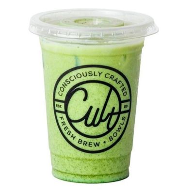 Iced Lavender Matcha latte Large