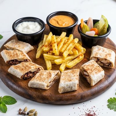 Chicken Arabic Shawarma Meal