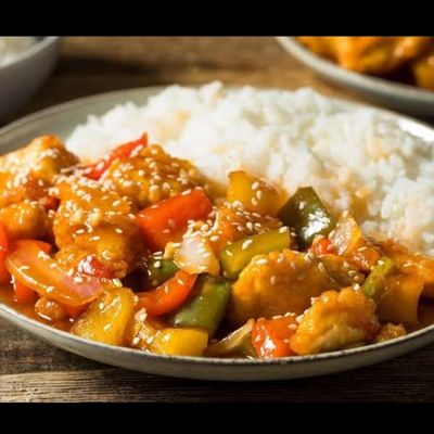 Sweet and Sour Chicken Rice