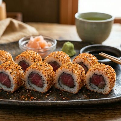 Tuna Roll with Togarashi