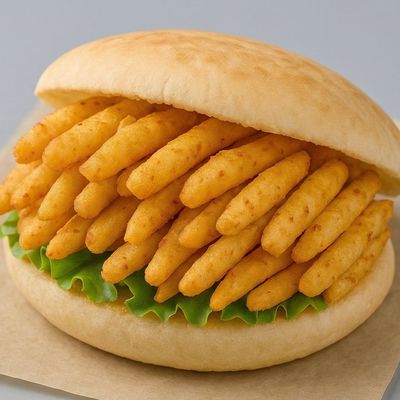 Shrimp Potatoes Sandwich