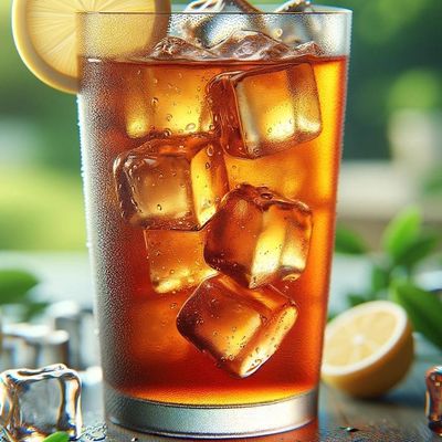 Passion fruit iced tea