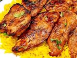Half a kilo of grilled chicken Pane breast with mandi rice