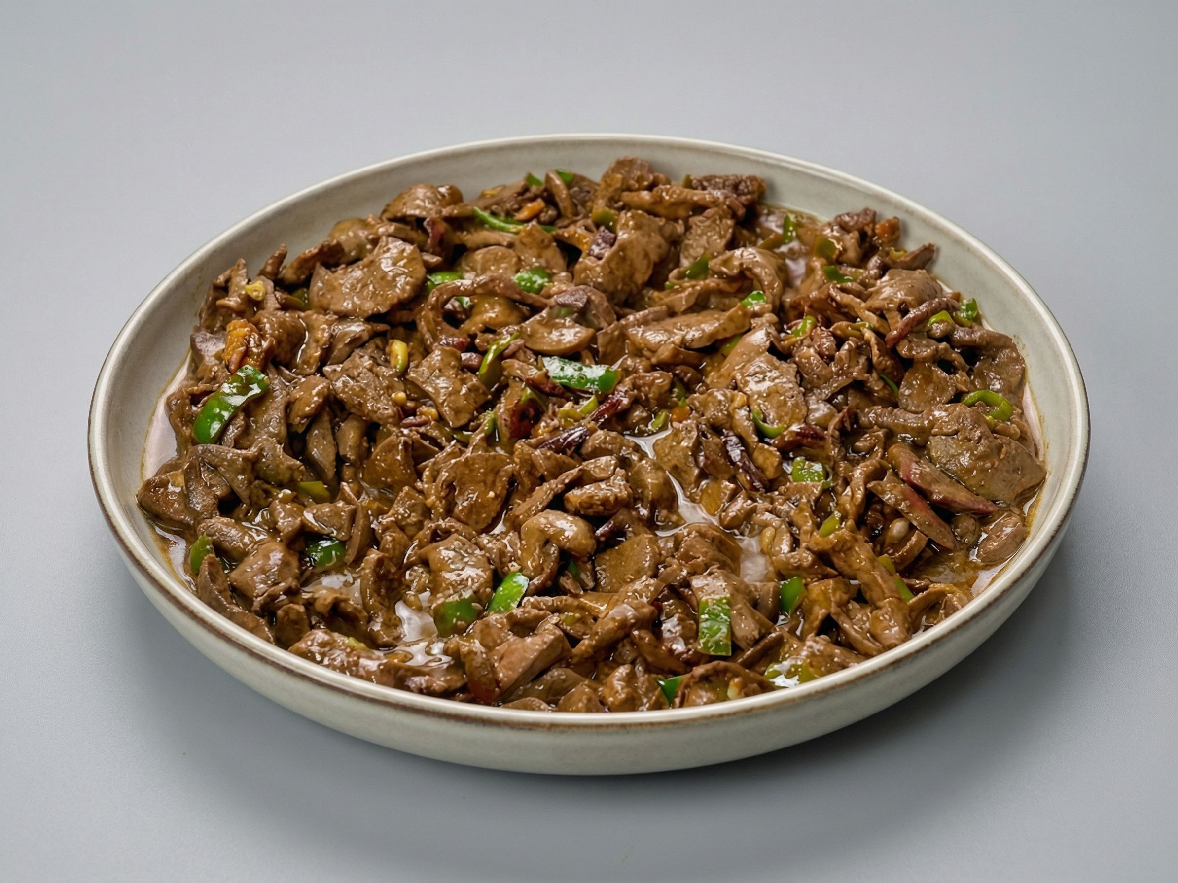 Lamb liver plate