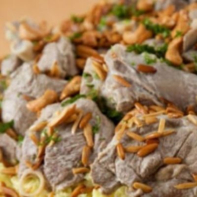 منسف ربع خروف، قطع لحم خروف