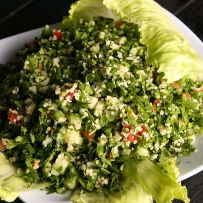 طبق تبولة كبير