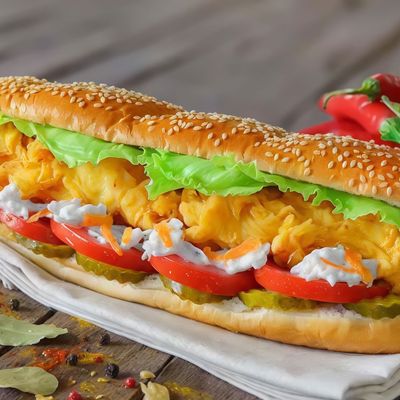 Spicy Chicken Strips Sandwich