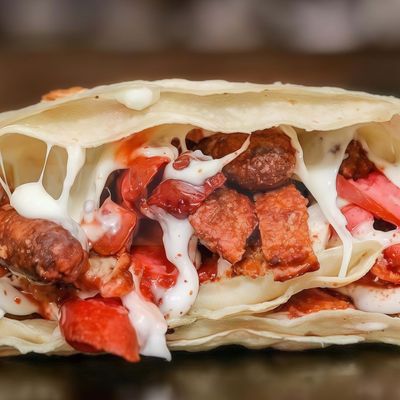 Hot dog crepe