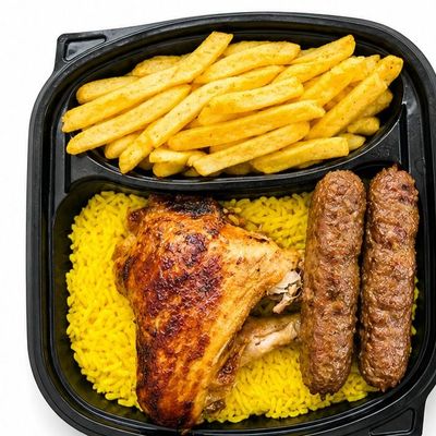 Grilled Chicken Thigh with Kofta