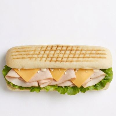 Light Turkey and Cheese Sandwich