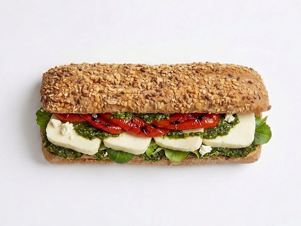 Halloumi Pesto Sandwich