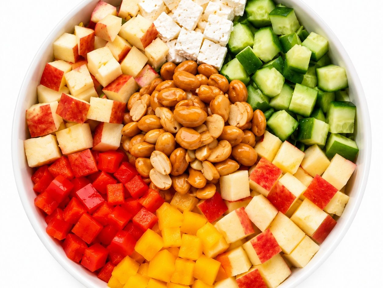 Crunchy Peanut Apple Salad