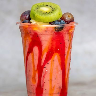 زبادي بقطع فواكه
